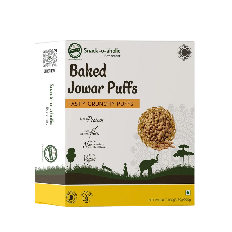 Baked Jowar Puffs